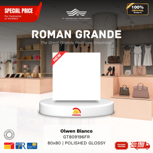GRANDE AGT809196FR Olwen Bianco 80×80 [GRADE A]