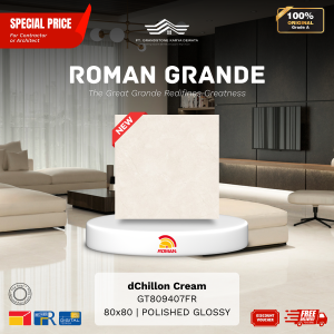 GRANDE AGT809407FR dChillon Cream 80×80 [GRADE A]