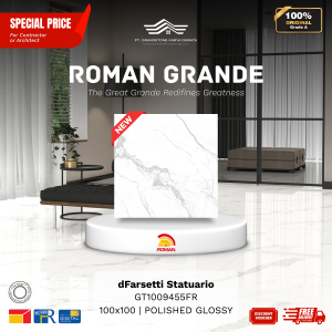 GRANDE AGT1009455FR dFarsetti Statuario 100×100 [GRADE A]
