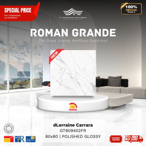 GRANDE AGT809402FR dLorraine Carrara 80×80 [GRADE A]