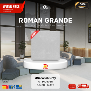 GRANDE AGT802505R dNorwich Grey 80×80 [GRADE A]