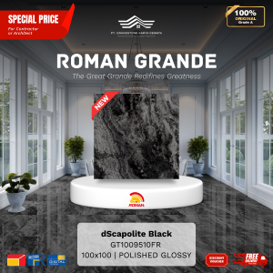 GRANDE AGT1009510FR dScapolite Black 100×100 [GRADE A]