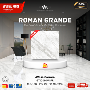 GRANDE AGT1009454FR dVasa Carrara 100×100 [GRADE A]