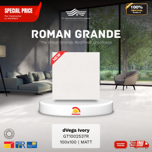 GRANDE AGT1002537R dVega Ivory 100×100 [GRADE A]