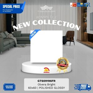 ROMAN GLOSS MOOD AGT609196FR Olvera Bright 60×60 [GRADE A]