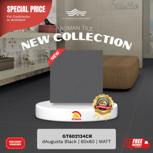 ROMAN STONE MOOD AGT602134CR dAugusta Black 60×60 [GRADE A]