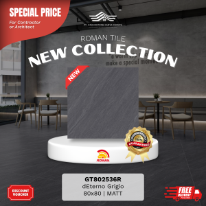 GRANITE XTRA AGT802536R dEterno Grigio 80×80 [GRADE A]