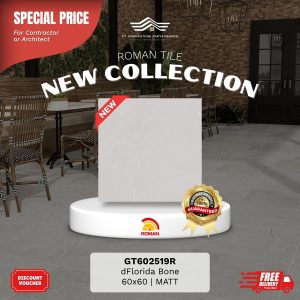 ROMAN STONE MOOD AGT602519R dFlorida Bone 60×60 [GRADE A]