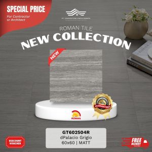 ROMAN STONE MOOD AGT602504R dPalacio Grigio 60×60 [GRADE A]