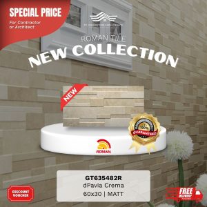 ROMAN STONE MOOD AGT635482R dPavia Crema 60×30 [GRADE A]