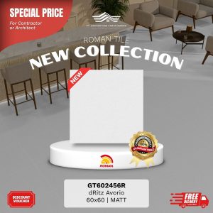 ROMAN STONE MOOD AGT602456R dRitz Avorio 60×60 [GRADE A]