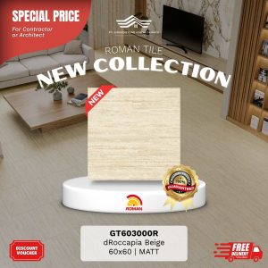 ROMAN STONE MOOD AGT603000R dRoccapia Beige 60×60 [GRADE A]