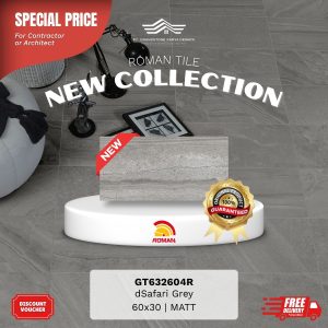 ROMAN STONE MOOD AGT632604R dSafari Grey 60×30 [GRADE A]