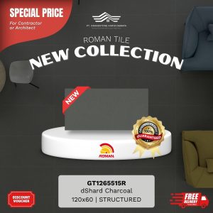 GRANITE XTRA AGT1265515R dShard Charcoal 120×60 [GRADE A]