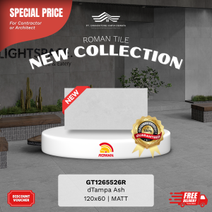 ANTISLIP-GRANITE XTRA AGT1265526R dTampa Ash 120×60 [GRADE A]