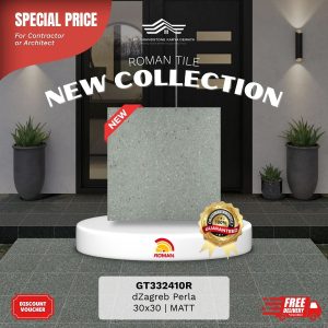 ROMAN STONE MOOD AGT332410R dZagreb Perla 30×30 [GRADE A]