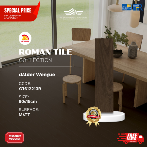 ROMAN WOOD MOOD AGT612213R dAlder Wengue 60×15 [GRADE A]