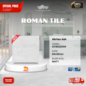 GRANITE XTRA AGT802205R dArtes Ash 80×80 [GRADE A]