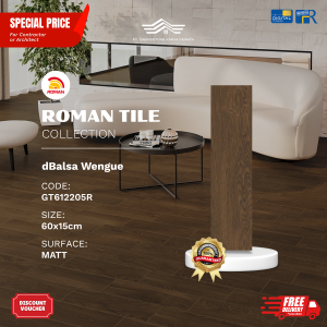 ROMAN WOOD MOOD AGT612205R dBalsa Wengue 60×15 [GRADE A]