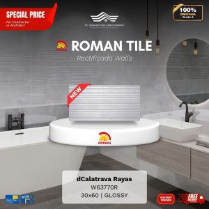 ROMAN RECTIFICADO WALL 1W63770R dCalatrava Rayas 30×60 [GRADE A]