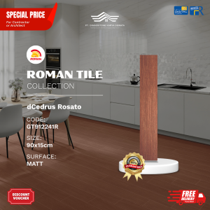 ROMAN WOOD MOOD AGT912241R dCedrus Rosato 90×15 [GRADE A]