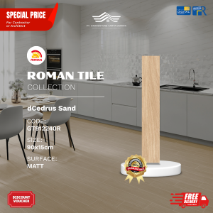 ROMAN WOOD MOOD AGT912240R dCedrus Sand 90×15 [GRADE A]