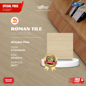 ROMAN WOOD MOOD AGT603002R dCeylon Pine 60×60 [GRADE A]