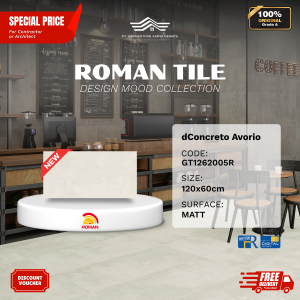 GRANITE XTRA AGT1262005R dConcreto Avorio 120×60 [GRADE A]