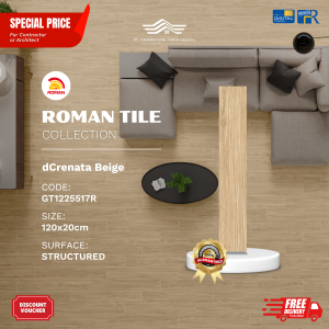 ROMAN WOOD MOOD AGT1225517R dCrenata Beige 120×20 [GRADE A]
