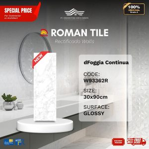 ROMAN RECTIFICADO WALL 1W93362R dFoggia Continua 30×90 [GRADE A]