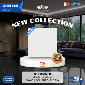 GRANITE XTRA AGT809222FR dGalaxia White 80×80 [GRADE A]