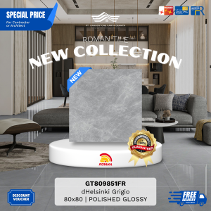 GRANITE XTRA AGT809851FR dHelsinki Grigio 80×80 [GRADE A]