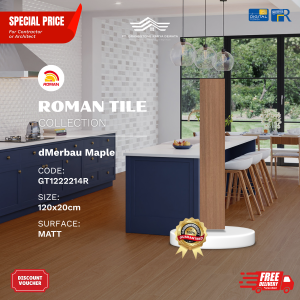 ROMAN WOOD MOOD AGT1222214R dMerbau Maple 120×20 [GRADE A]