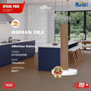 ROMAN WOOD MOOD AGT1222215R dMerbau Walnut 120×20 [GRADE A]