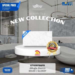 ROMAN GLOSS MOOD AGT639766FR dMugla Bianco 60×30 [GRADE A]