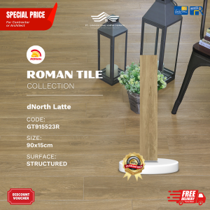 ROMAN WOOD MOOD AGT915523R dNorth Latte 90×15 [GRADE A]