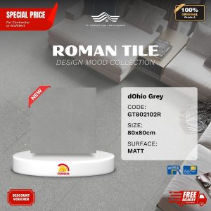 GRANITE XTRA AGT802102R dOhio Grey 80×80 [GRADE A]