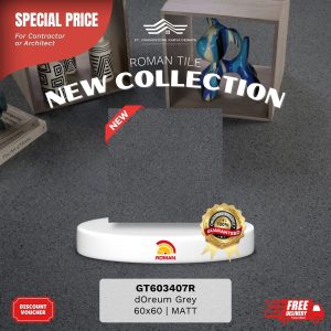 ROMAN STONE MOOD AGT603407R dOreum Grey 60×60 [GRADE A]