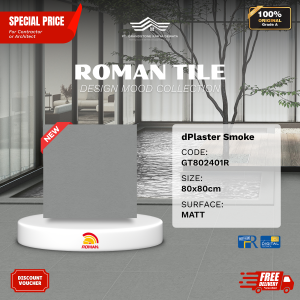 GRANITE XTRA AGT802401R dPlaster Smoke 80×80 [GRADE A]