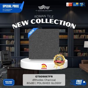 GRANITE XTRA AGT809867FR dRhodes Charcoal 80×80 [GRADE A]