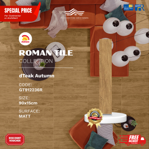 ROMAN WOOD MOOD AGT912236R dTeak Autumn 90×15 [GRADE A]