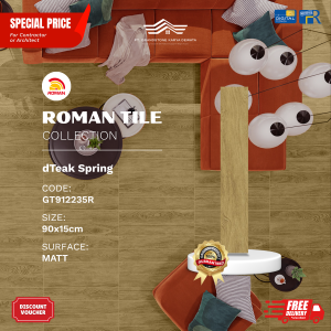 ROMAN WOOD MOOD AGT912235R dTeak Spring 90×15 [GRADE A]