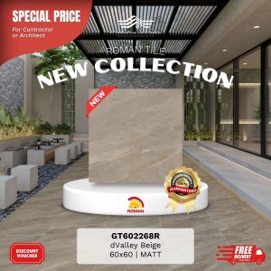 ROMAN STONE MOOD AGT602268R dValley Beige 60×60 [GRADE A]