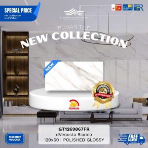 GRANITE XTRA AGT1269867FR dVenosta Bianco 120×60 [GRADE A]