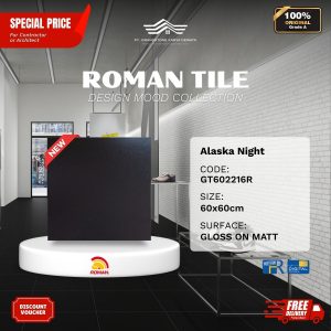 ROMAN DESIGN MOOD AGT602216R Alaska Night 60×60 [GRADE A]