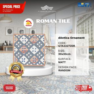 ROMAN VINTAGE MOOD AGTA332720R dAntica Ornament 30×30 [GRADE A]