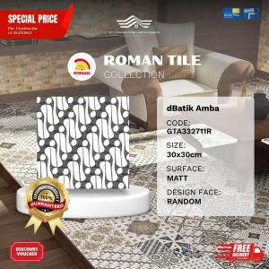 ROMAN VINTAGE MOOD AGTA332711R dBatik Amba 30×30 [GRADE A]