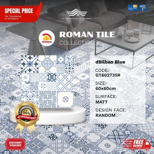 ROMAN VINTAGE MOOD AGT602735R dBilbao Blue 60×60 [GRADE A]