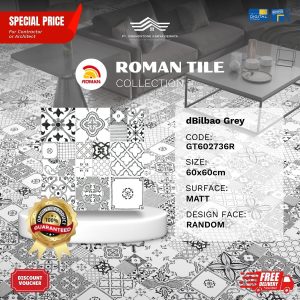 ROMAN VINTAGE MOOD AGT602736R dBilbao Grey 60×60 [GRADE A]