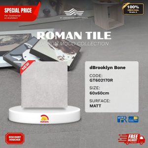 ROMAN DESIGN MOOD AGT602170R dBrooklyn Bone 60×60 [GRADE A]
